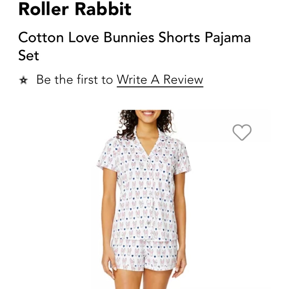 Roller Rabbit Love Bunnies Set Small